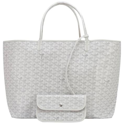 white goyard|inside goyard tote.